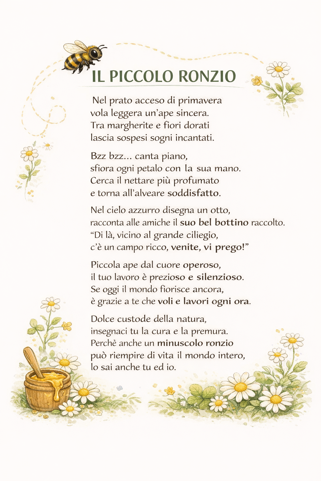 Il piccolo ronzio - anteprima