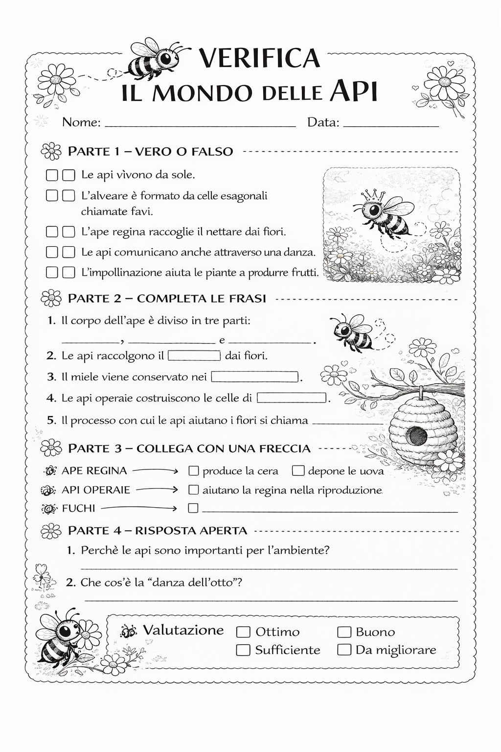 Verifica bianco e nero