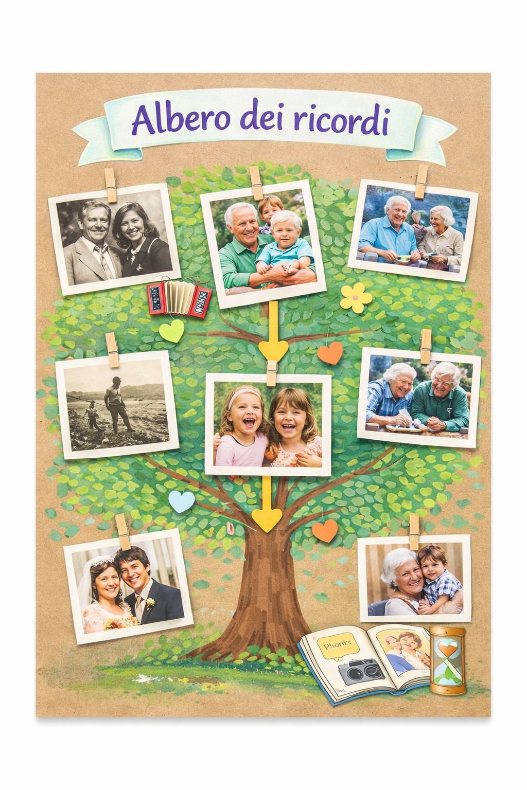 Albero dei ricordi lavoretto scuola primaria