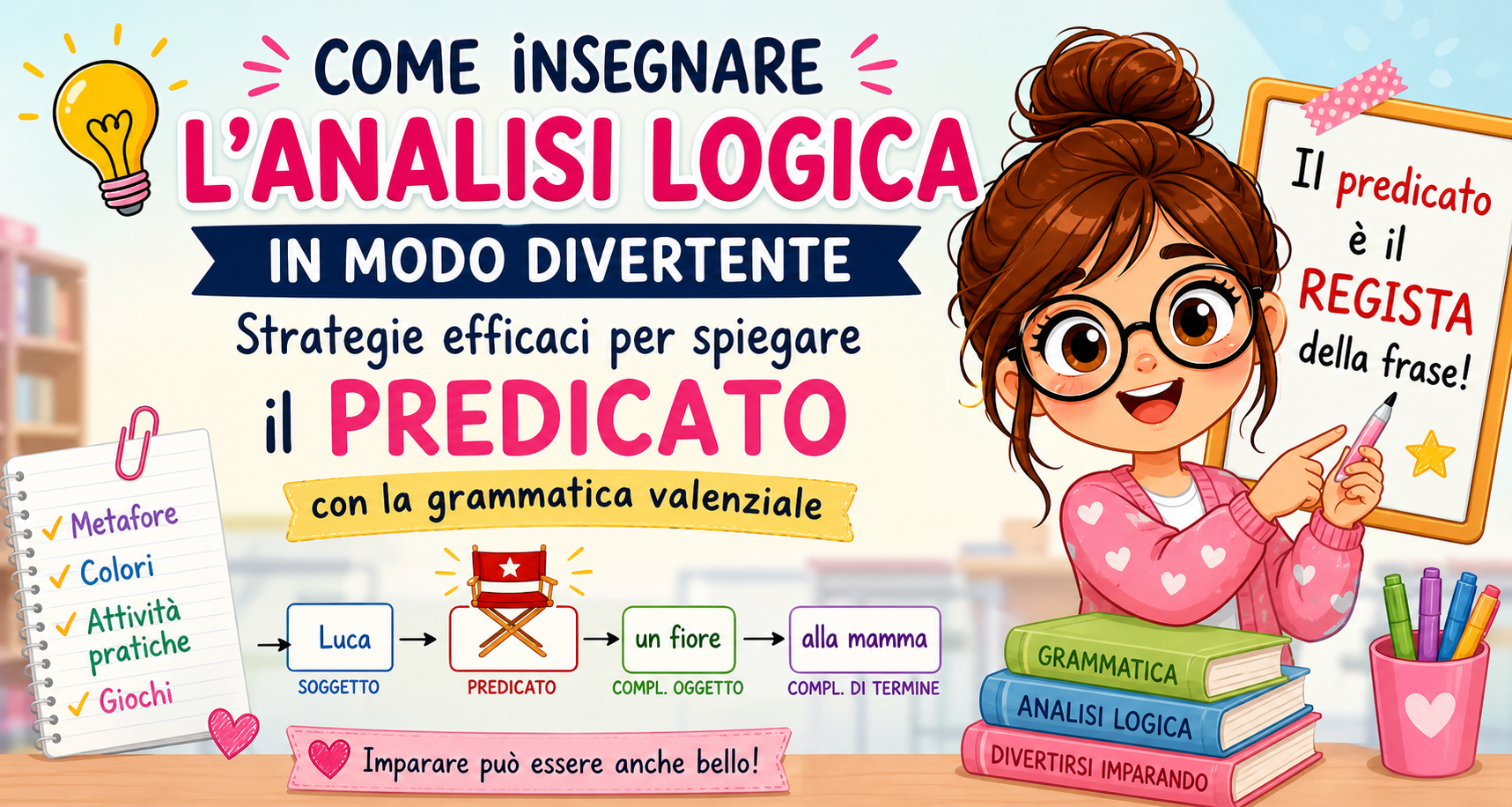 Come insegnare l’analisi logica con la grammatica valenziale
