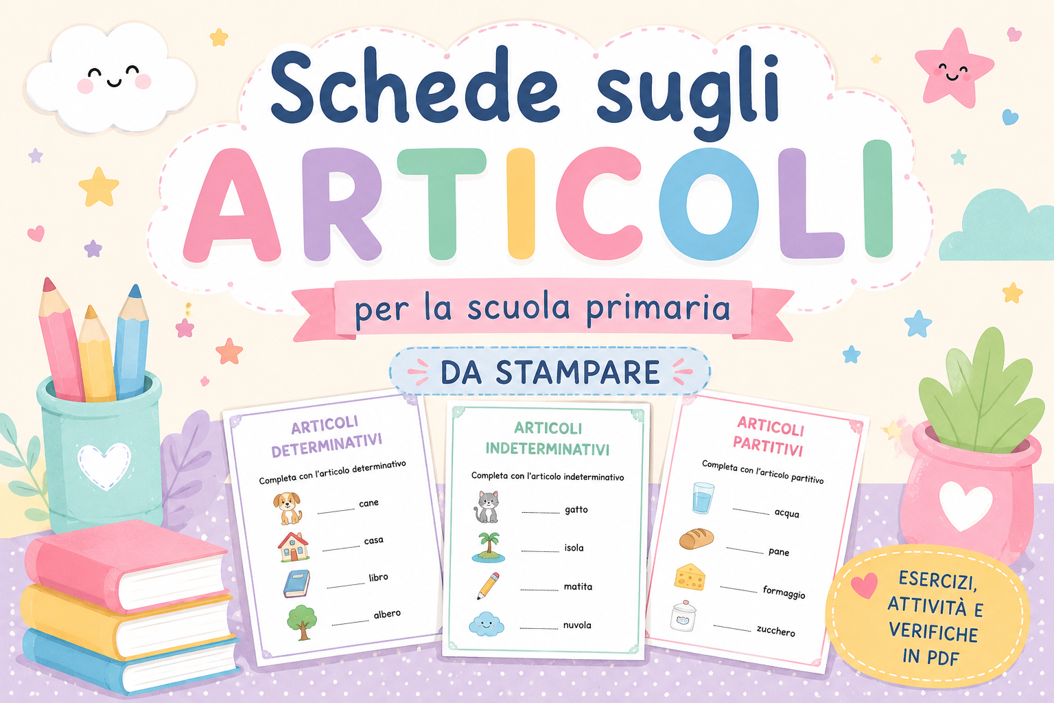 Schede sugli articoli per la scuola primaria