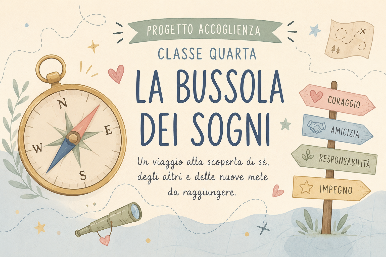 Progetto accoglienza classe quarta