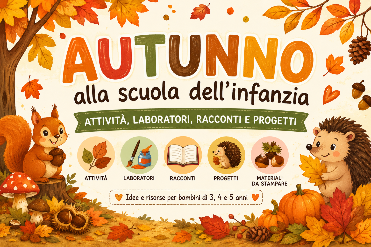 Autunno alla scuola dell'infanzia