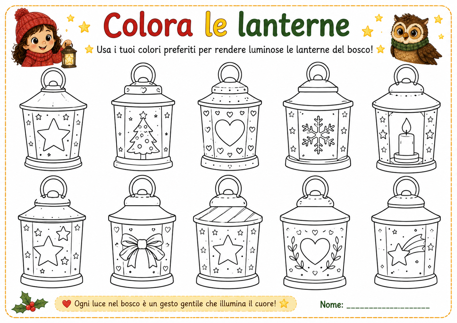 Colora le lanterne