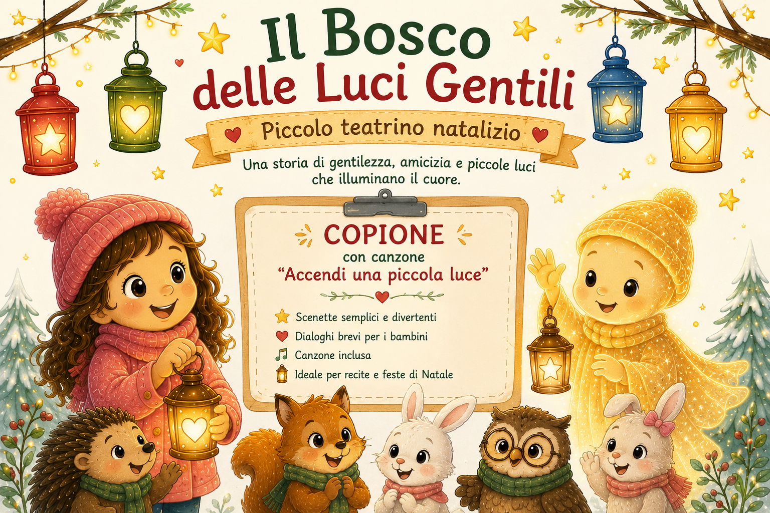 Copione Il Bosco delle Luci Gentili