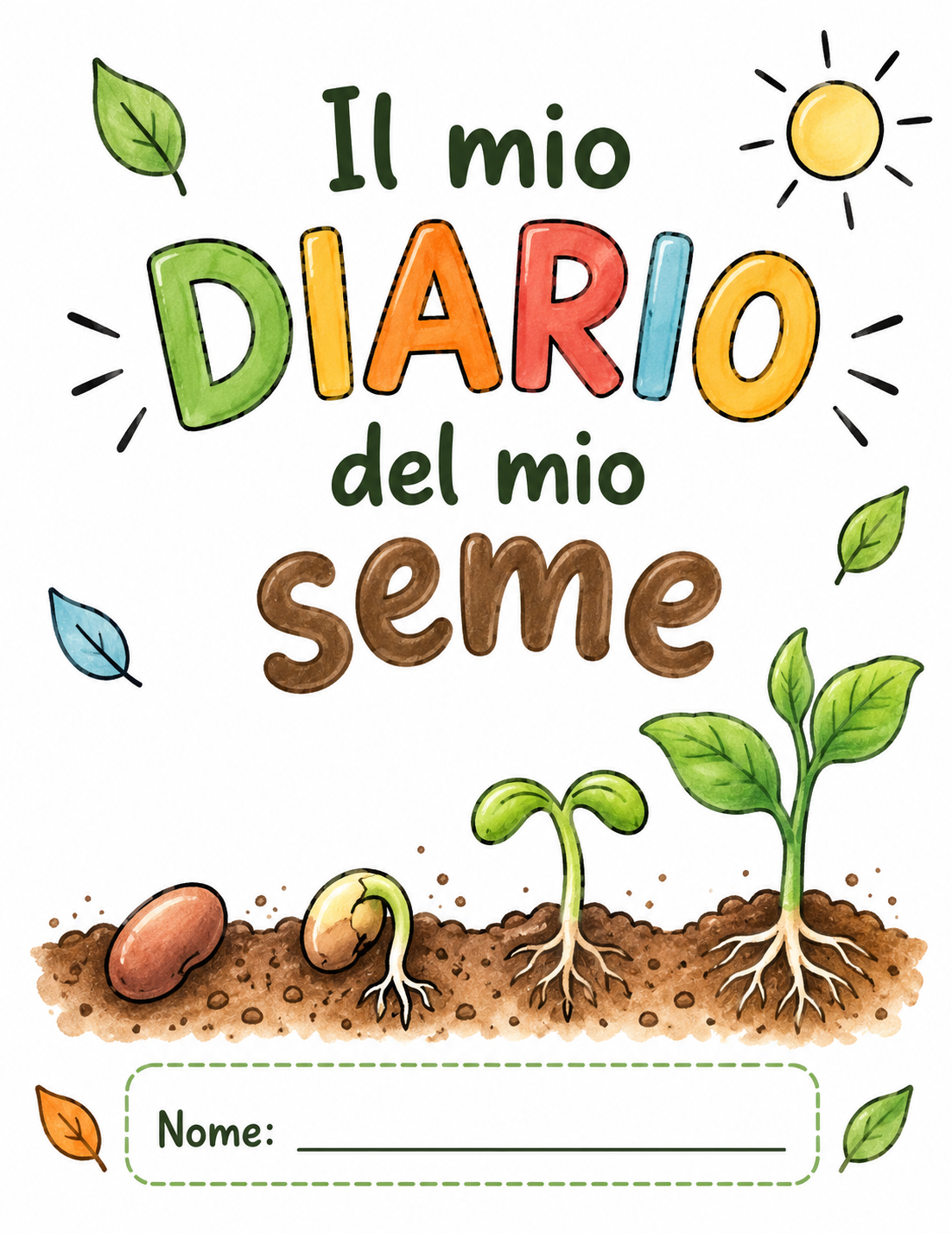 Il mio diario del seme – attività per la scuola dell'infanzia